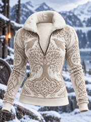 Haut à imprimé viking pour femme