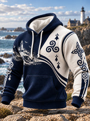 Sweat à capuche imprimé France Bretagne pour homme