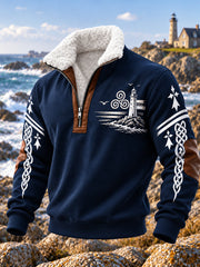 Sweat-shirt imprimé Bretagne pour homme