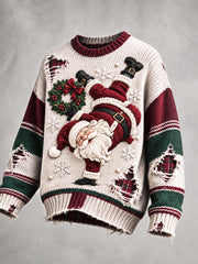 Pull Décontracté Imprimé Noël Femme