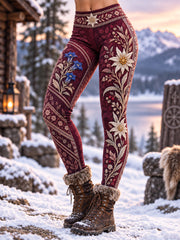 Legging Suisse Velours Femme