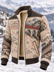 Veste polaire composite pour homme, Suisse