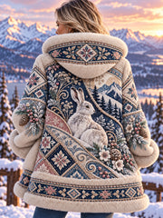 Veste en flanelle Nordic Animal Femme