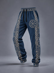Pantalons à imprimé viking pour homme