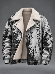 Veste en peluche viking pour homme
