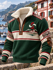 Sweat-shirt à imprimé Pays basque pour homme