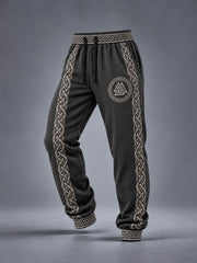 Pantalons à imprimé viking pour homme