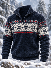 Sweat-shirt en flanelle pour homme