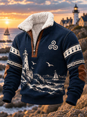 Sweat-shirt imprimé Bretagne pour homme