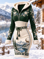 Robe à capuche pour femme, Suisse