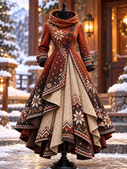 Robe de style nordique pour femmes