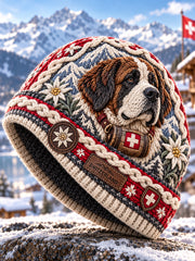Suisse Vintage Automne Et Hiver Chaud Froid Tricoté Chapeau