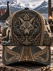 Chapeau unisexe à motif viking