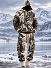 Ensemble Sweat à capuche Viking Art Homme