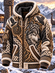 Manteau Viking Art Flannel Homme