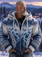 Veste Homme Vintage Viking "Strength in Darkness" En Flanelle