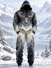 Ensemble sweat à capuche viking pour homme