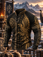 Haut col rond manches longues Viking pour homme