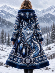 Veste en flanelle à motifs animaux pour femmes, collection automne-hiver nordique