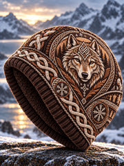 Chapeau unisexe nordique automne et hiver animaux