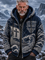 Manteau en flanelle de la foi viking pour homme