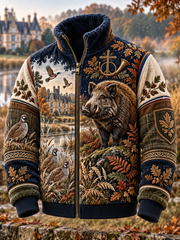 Veste en flanelle de la culture de la saison de chasse pour hommes
