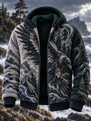 Veste en flanelle nordique viking pour homme