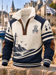 Sweat-shirt imprimé Bretagne pour hommes