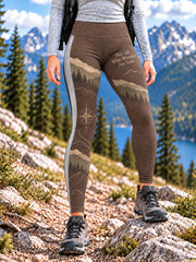 Legging pour femme Wilderness Trail Print Hike Lovers