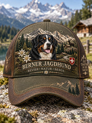 Casquette commémorative à imprimé graphique pour la saison de chasse masculine