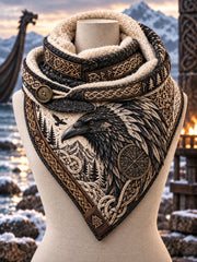 Écharpe triangulaire à motif viking
