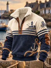 Sweat-shirt imprimé Bretagne pour hommes