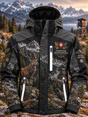 Veste coquille graphique commémorative de la saison de chasse pour hommes