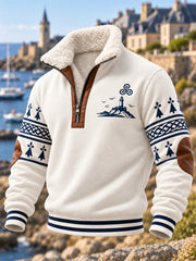 Sweat-shirt imprimé Bretagne pour hommes